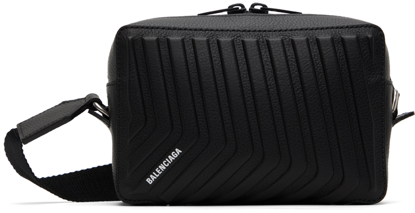 Shop Balenciaga Black Car Camera Bag In 1000 Black
