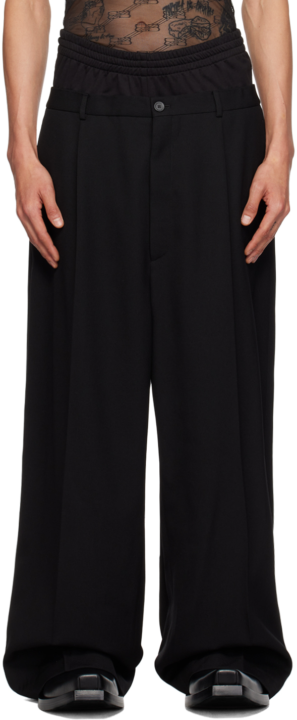 Balenciaga Hybrid Pants In Black & Black