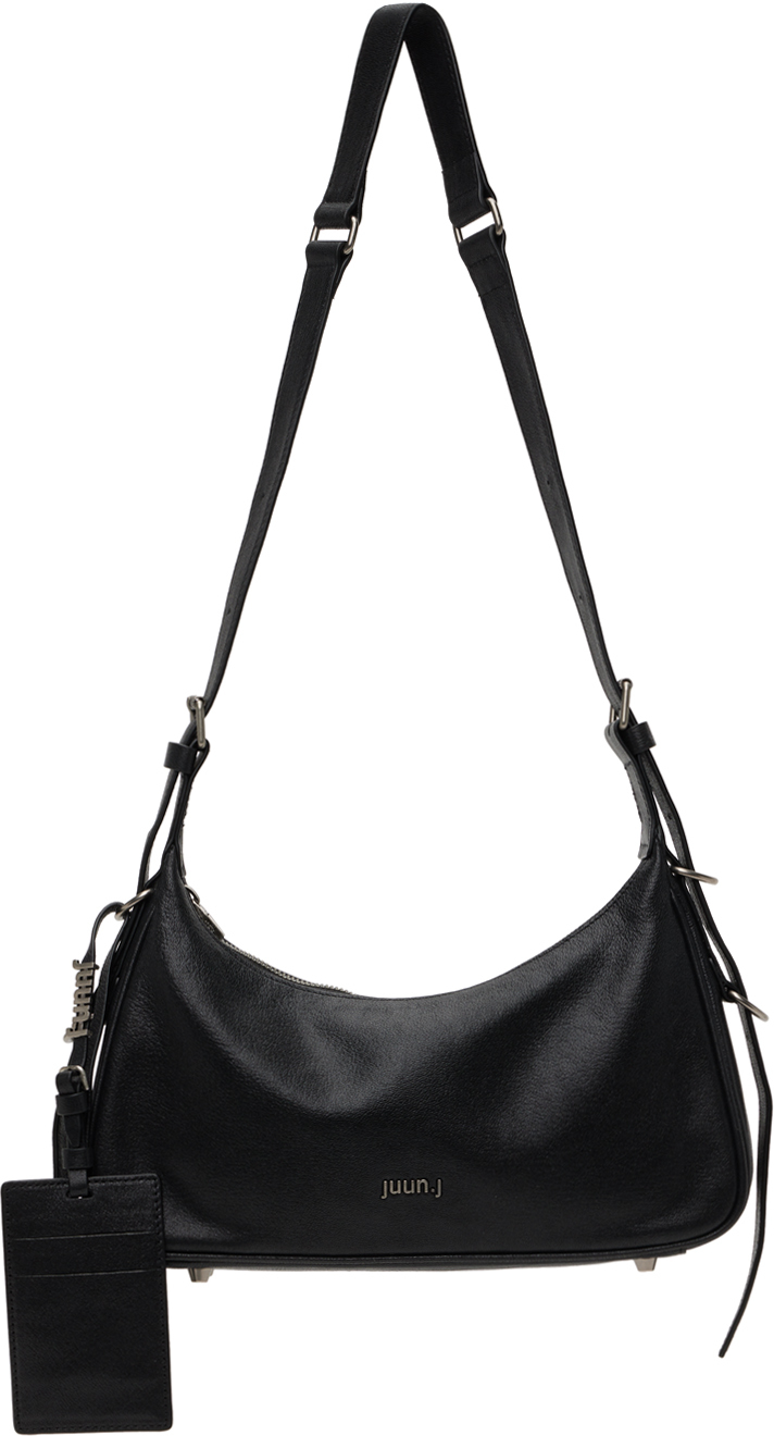 PICARD Shoulder bag baguette shape black leather in black, www