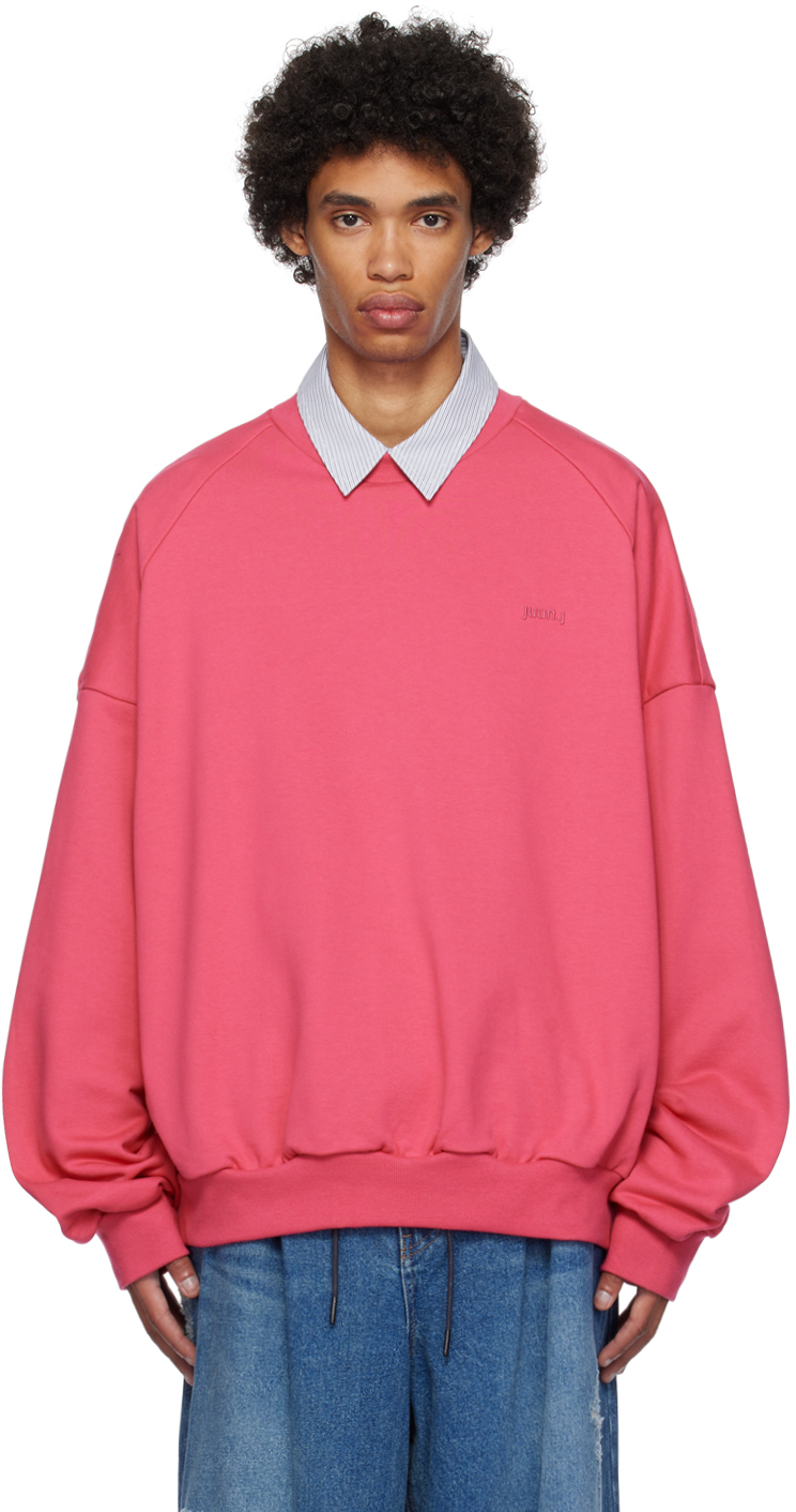 Juun.j Pink 'compliqué' Sweatshirt In X Pink