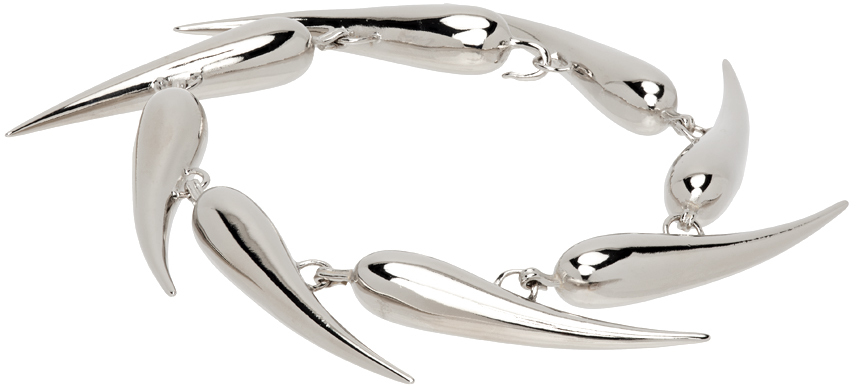 Mugler Silver Chili Bracelet