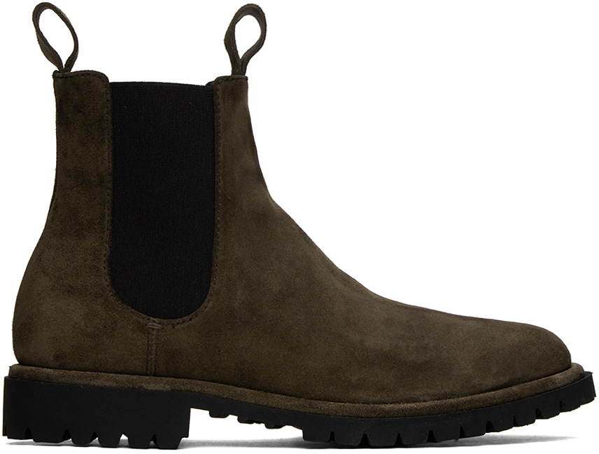 Officine Creative suede Chelsea boots - Grey