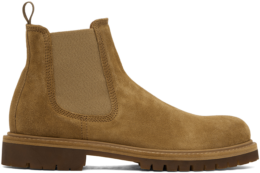 Officine Creative Tan Boss 004 Chelsea Boots In Brown