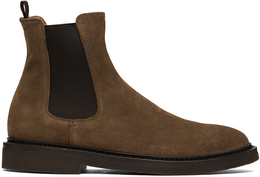 Shop Officine Creative Brown Hopkins 204 Chelsea Boots In Tundra