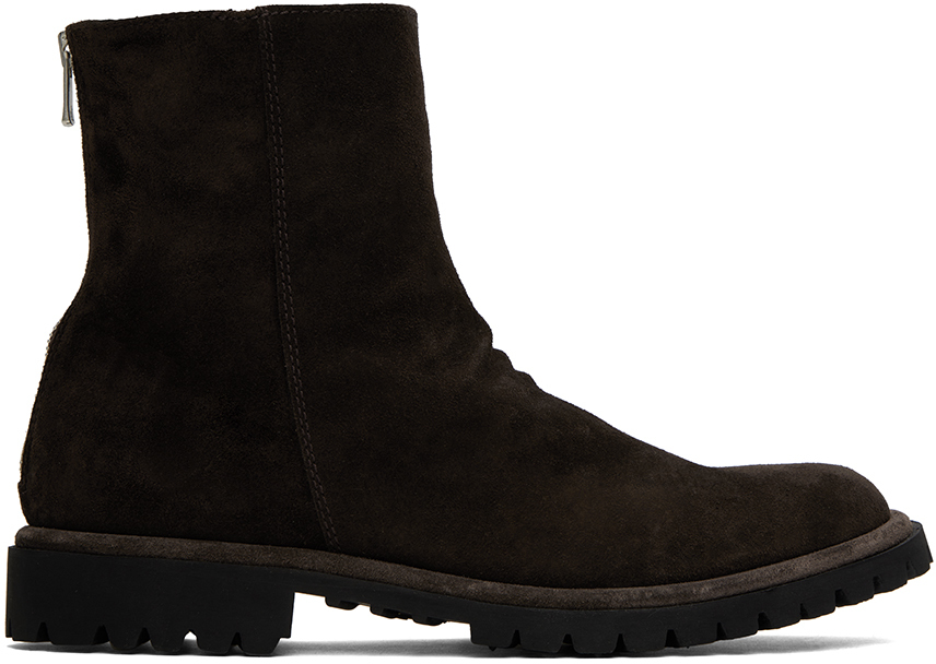 Officine Creative Brown Spectacular 012 Boots In Corvino