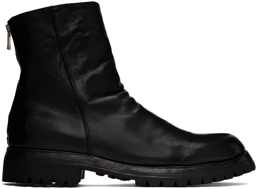 Black Ikonic 006 Boots by Officine Creative on Sale
