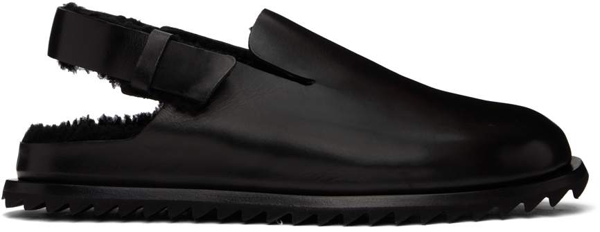 Shop Officine Creative Black Introspectus Loafers In Spalla Piuma Nero