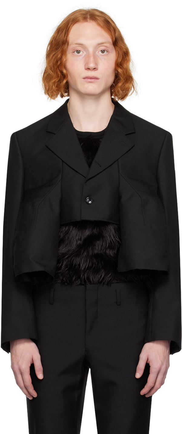 comme des garcons black blazer