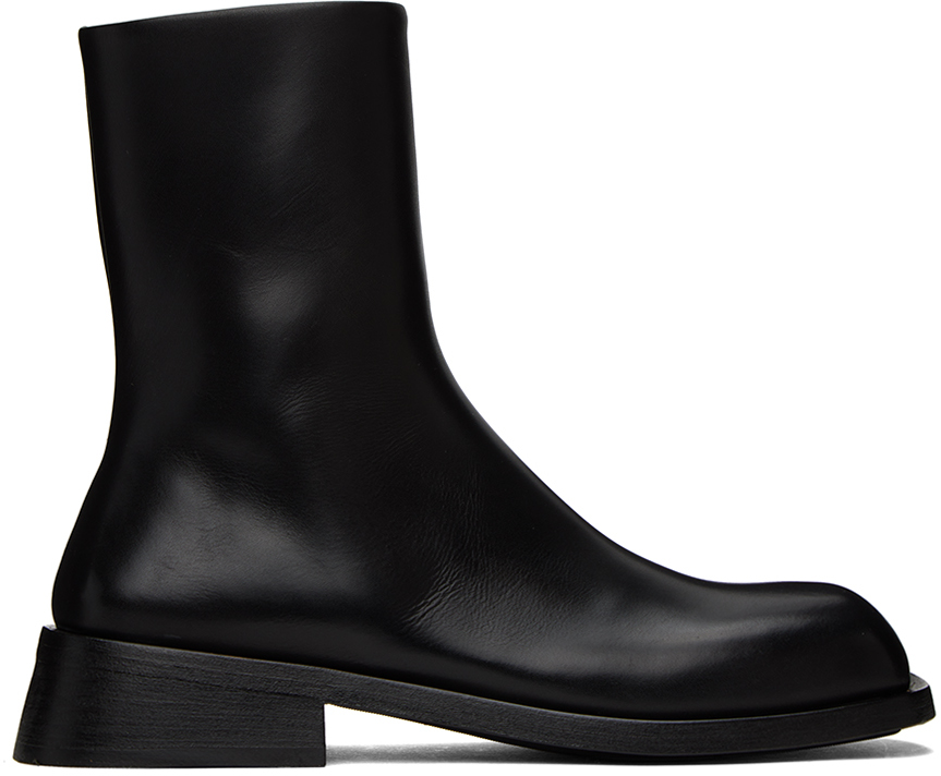 Marsèll: Black Tello Boots | SSENSE