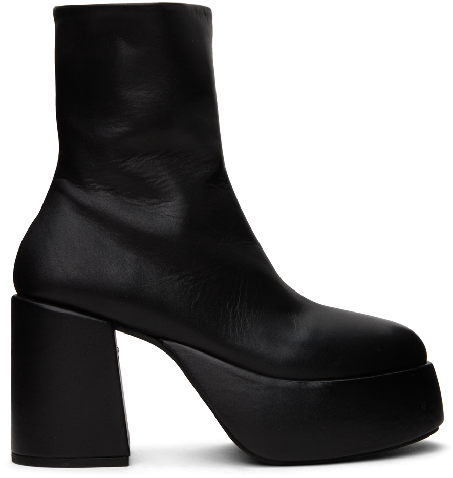 【関税込み】Marsell ブラック Cassello アンクルブーツ Marsèll Cassello アンクルブーツ | FARFETCH JP