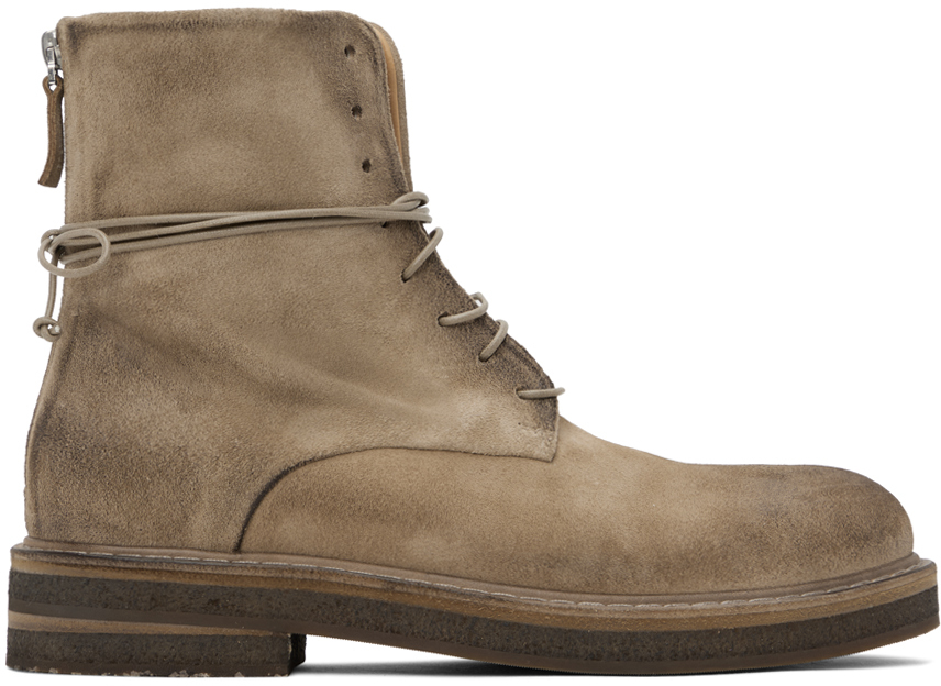 Shop Marsèll Beige Parrucca Boots In 201 Clay