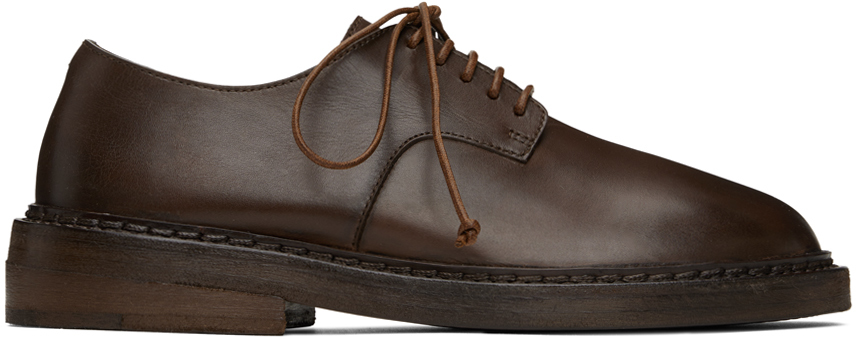 Marsèll Sanscripa suede Derby shoes - Brown