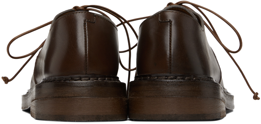 Marsèll Brown Zuccolona Derbys In Chocolate