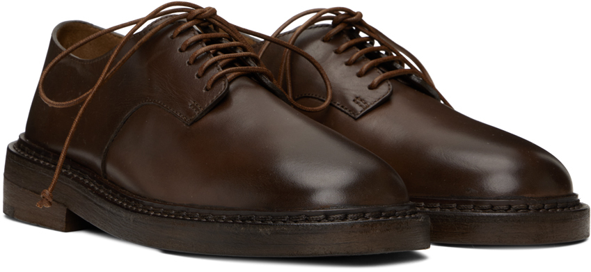 Marsèll Brown Zuccolona Derbys In Chocolate