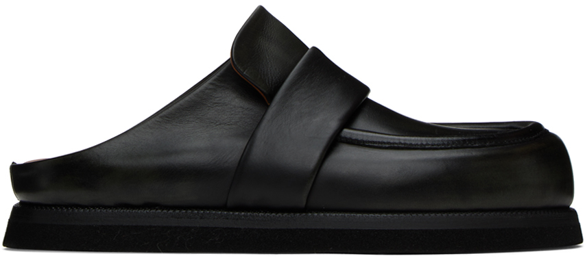 Marsèll Black Accom Loafers In B92 Black Chloroph