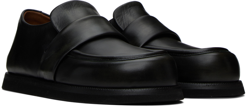 Marsèll Black Accom Loafers In B92 Black-chloroph