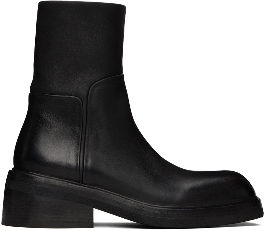 Marsèll Gigante leather boots - Black