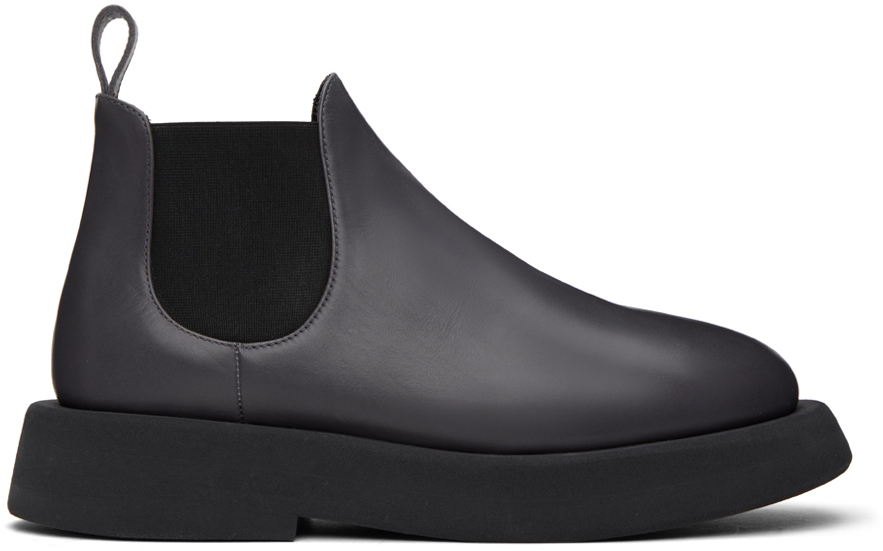 Marsèll Gray Gomme Gommellone Boots In Lead