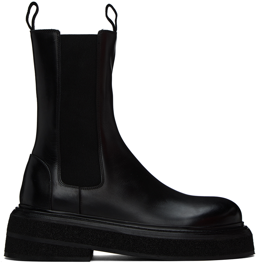【関税込み】Marsell ブラック Pollicione チェルシーブーツ MARNI/チェルシーブーツ