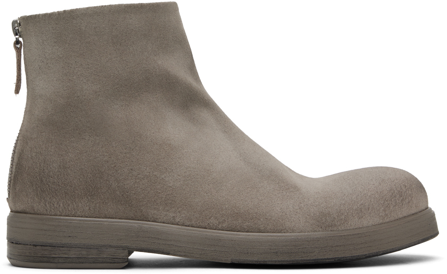 Marsèll Gray Zucca Zeppa Boots