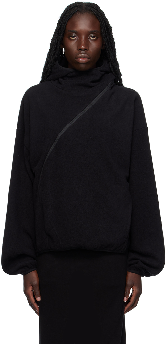 POST ARCHIVE FACTION (PAF) SSENSE Exclusive Black 4.0+ Center Hoodie