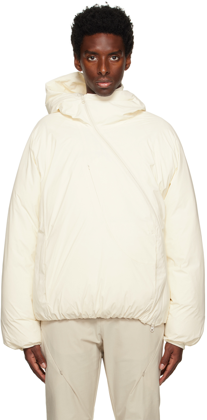 POST ARCHIVE FACTION (PAF) White 5.1 Center Down Jacket