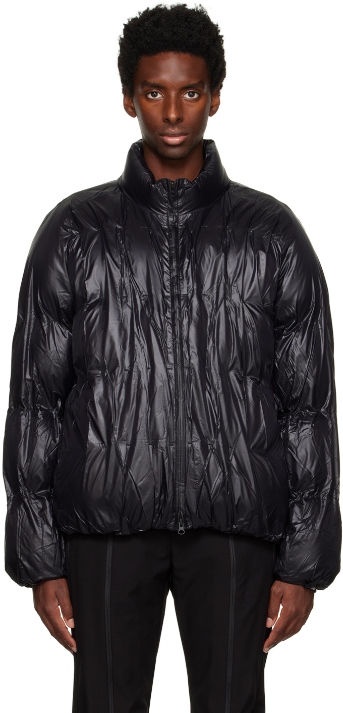 POST ARCHIVE FACTION (PAF): Black 5.1 Right Down Jacket | SSENSE