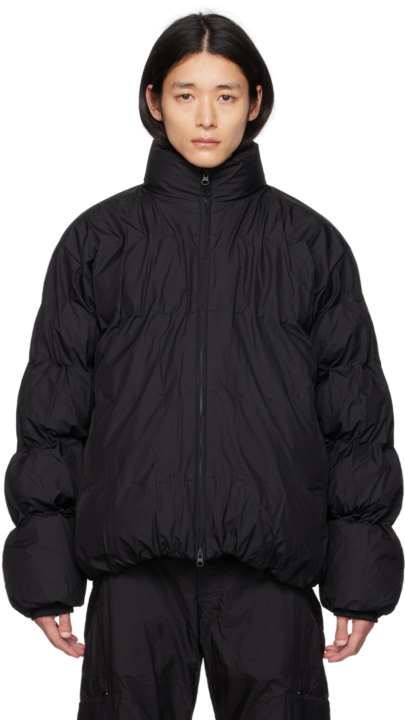 POST ARCHIVE FACTION PAF POST ARCHIVE FACTION (PAF) SSENSE Exclusive Black  4.0+ Right Down Jacket | Smart Closet