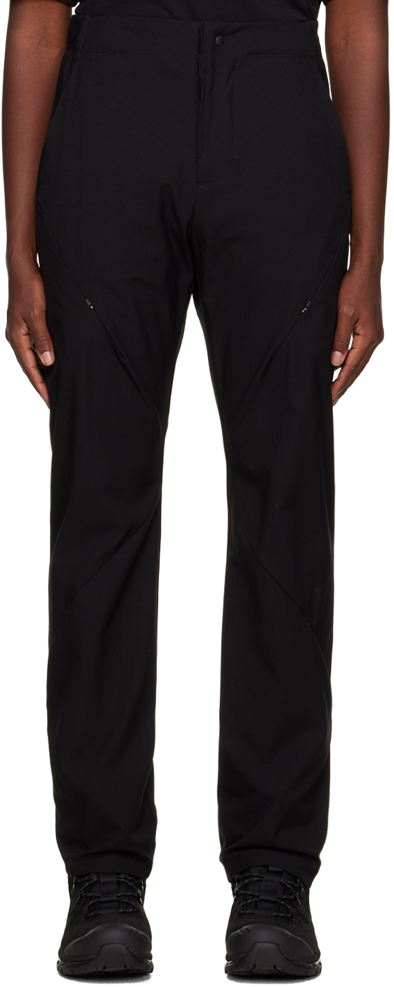 POST ARCHIVE FACTION (PAF): Black 5.1 Right Trousers | SSENSE