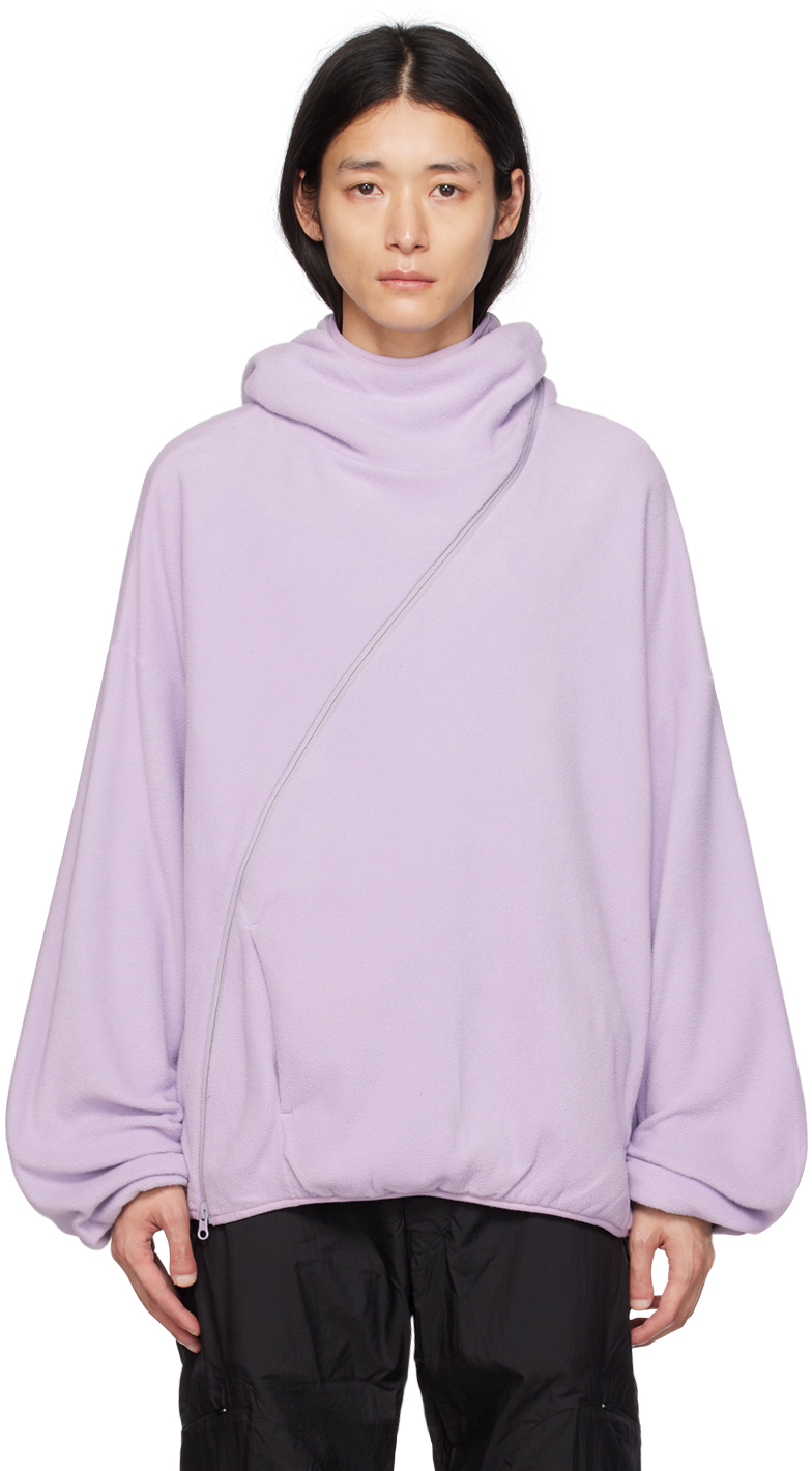 Post Archive Faction (paf) Ssense Exclusive Purple Hoodie In 114 Lavender