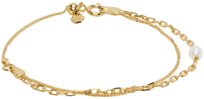 Maria Black Gold Cantare Bracelet In Yellow Gold
