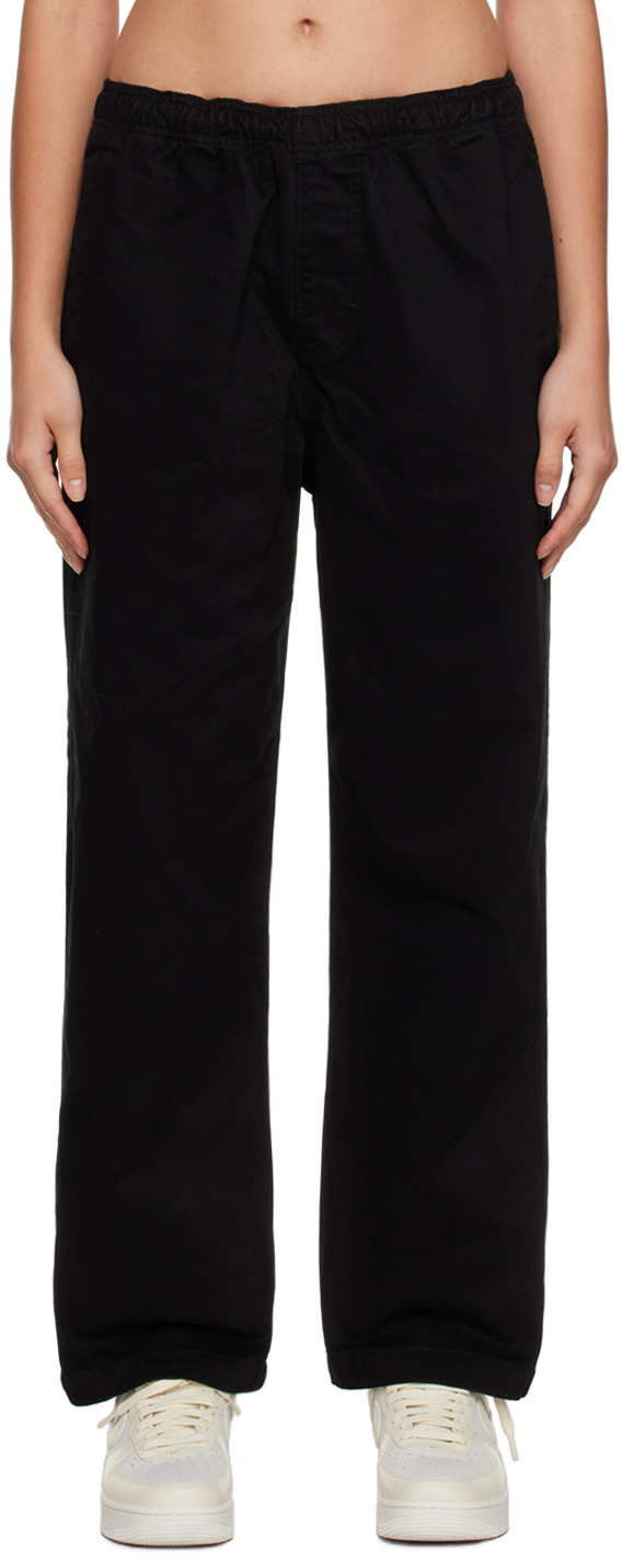Black Beach Trousers