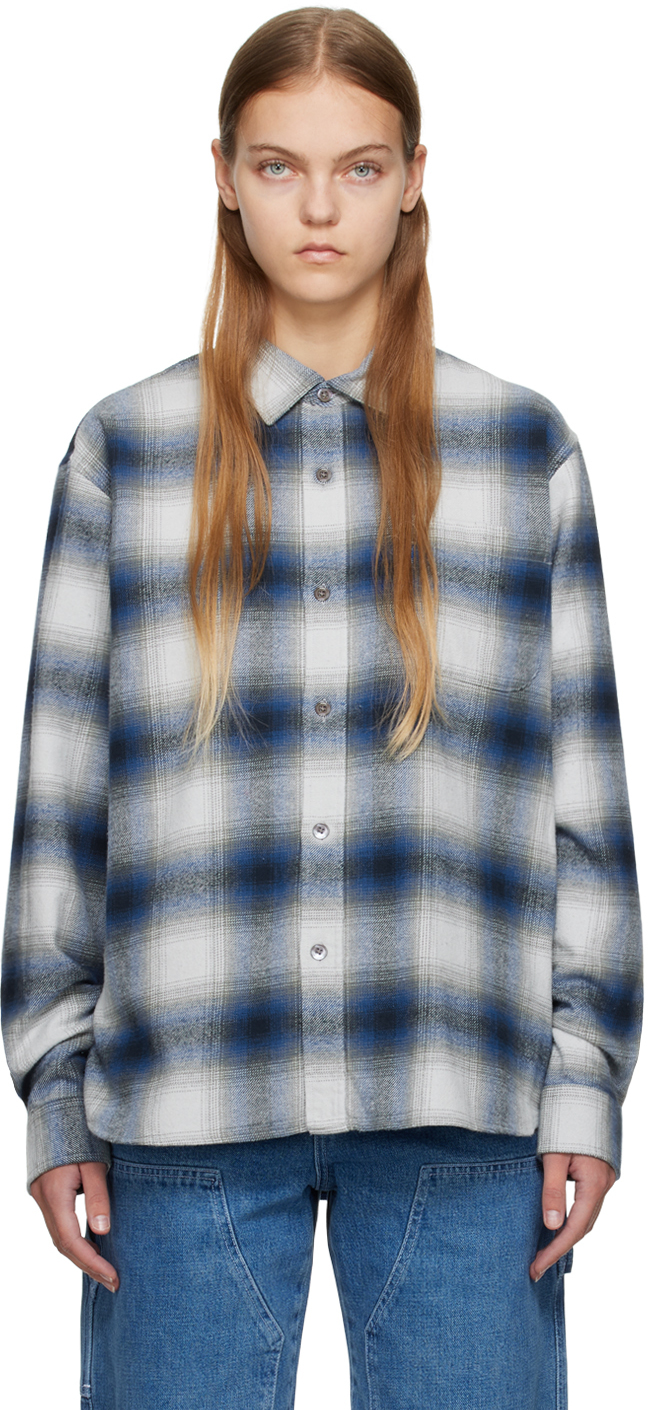 Stüssy: Blue Bay Shirt | SSENSE