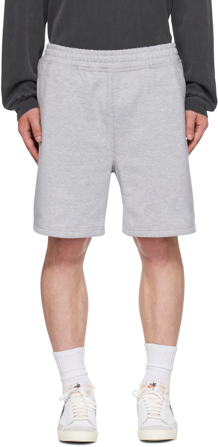 Stüssy Gray Embroidered Shorts