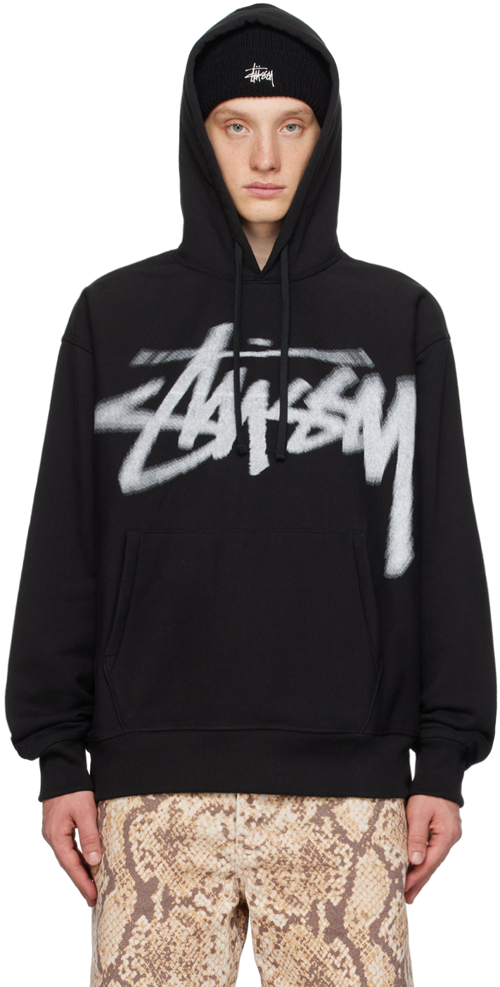 Hoodie Stussy Brodé Noir - S main image 1
