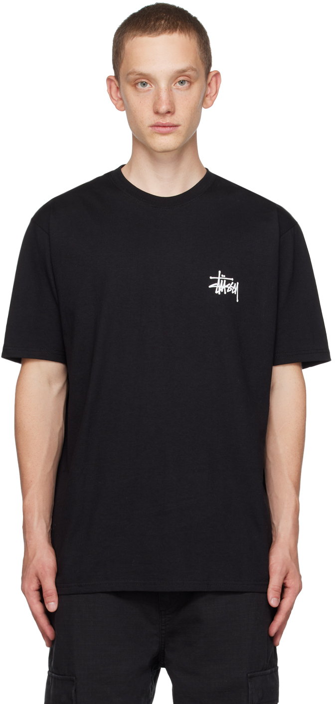 Stüssy Black Printed T-Shirt