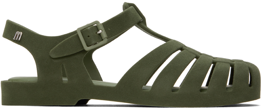 Melissa Green Possession Sandals In Ao515 Green