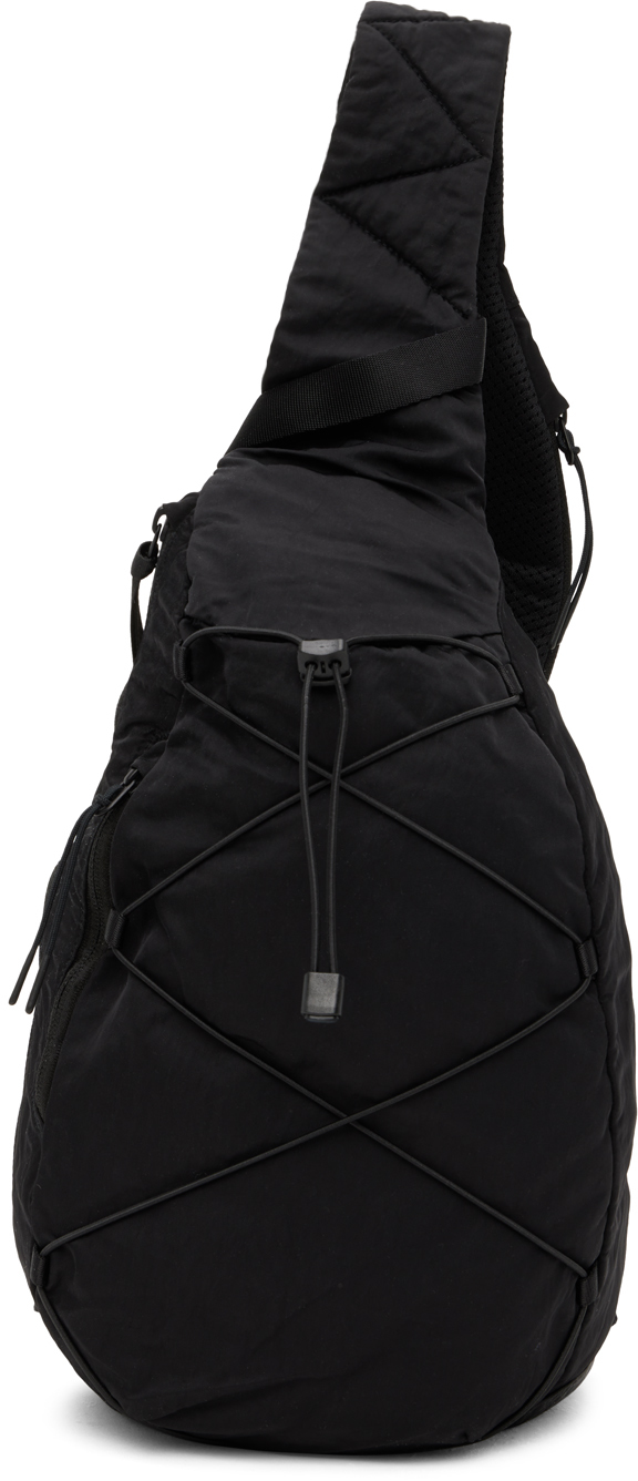 C.p. Company Nylon B Rucksack Crossbody In 999 Black