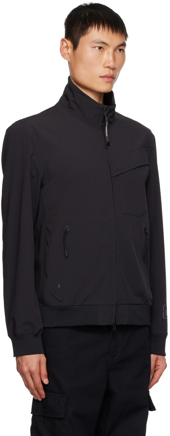 C.p. Company Black Metroshell Bomber Jacket In 999 Black