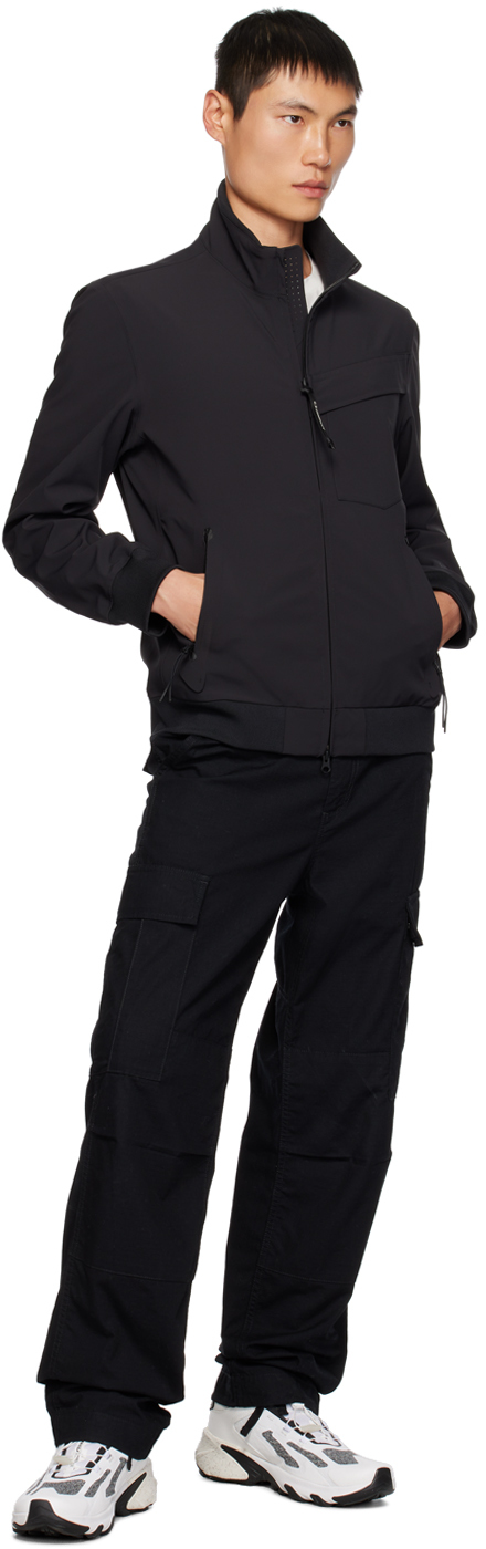 C.p. Company Black Metroshell Bomber Jacket In 999 Black