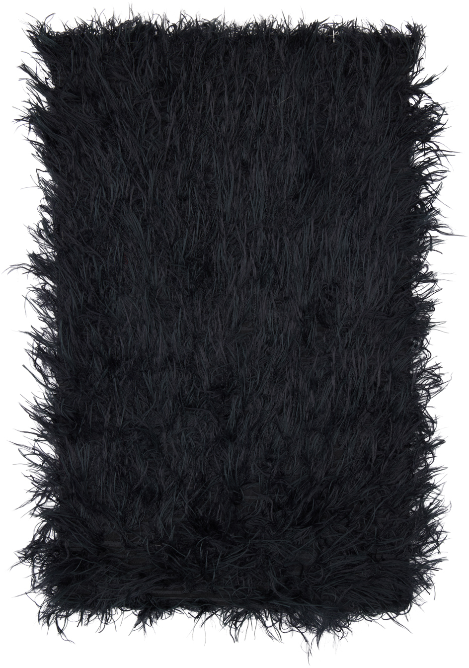 Black Rectangular Scarf