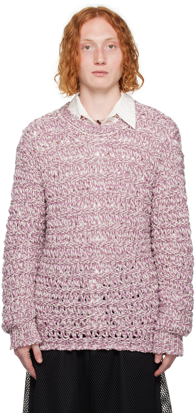 Purple Marled Sweater