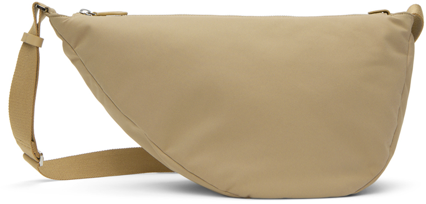 The Row Beige Slouchy Banana Pouch In Barley Pld