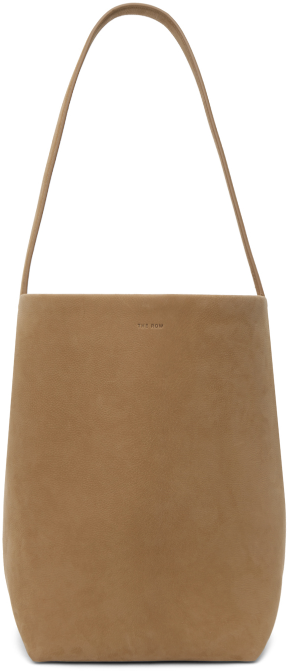 The Row Beige Medium N/s Park Tote In Tundra