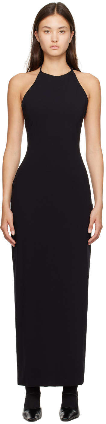 Black Coralia Maxi Dress by The Row on Sale