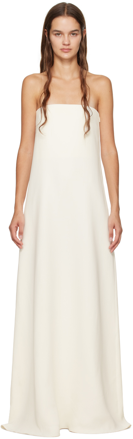 THE ROW OFF-WHITE PAU MAXI DRESS