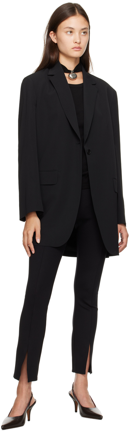 The row black outlet blazer