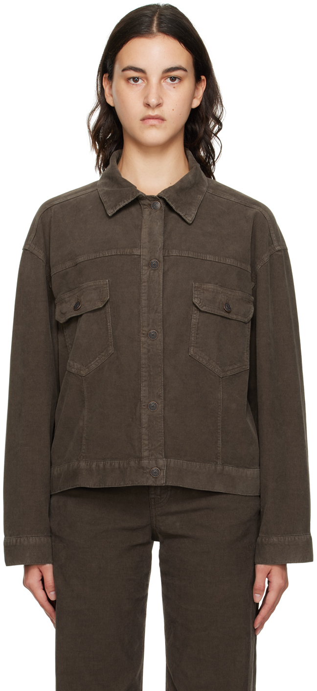 THE ROW BROWN NESS JACKET