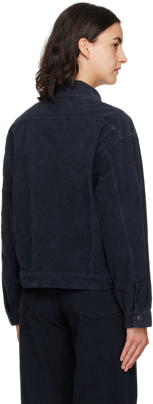 The Row Navy Ness Jacket In Navy