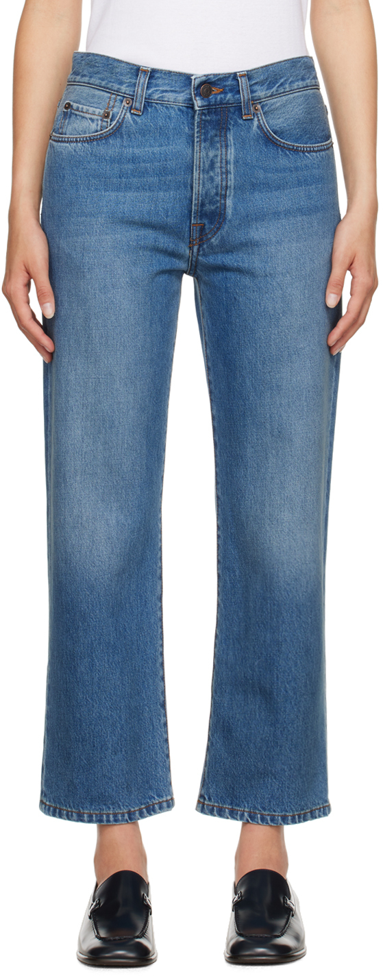 Blue Lesley Jeans by The Row on Sale